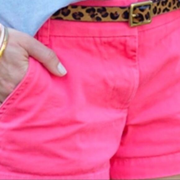 J. Crew next to new flamingo pink chino shorts - Picture 7 of 8